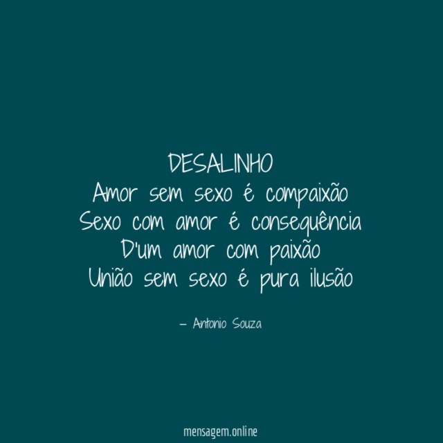 DESALINHO