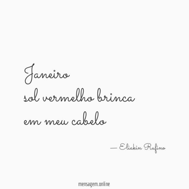 Janeiro sol vermelho brinca em meu cabelo