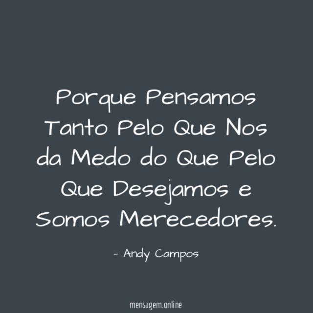 Porque Pensamos Tanto Pelo Que Nos da Medo