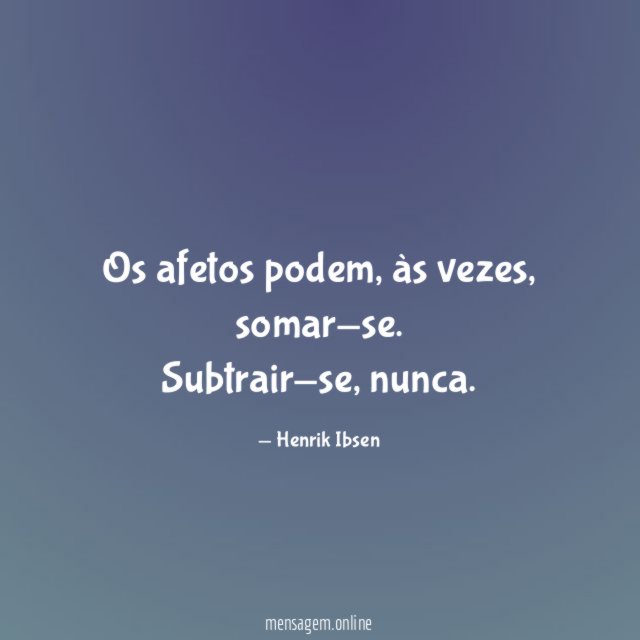Os afetos podem