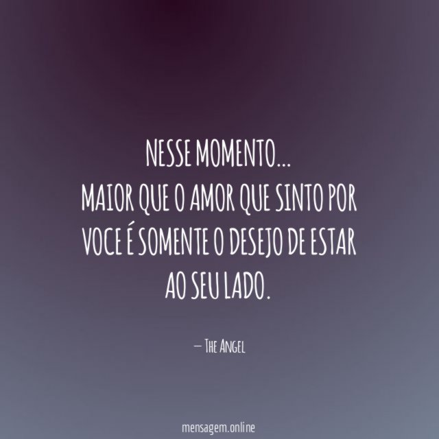 Nesse momento