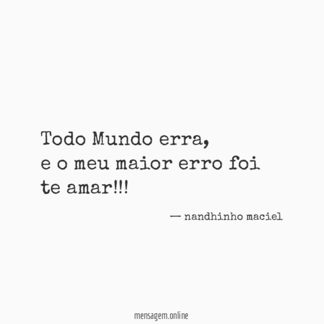 Todo Mundo erra