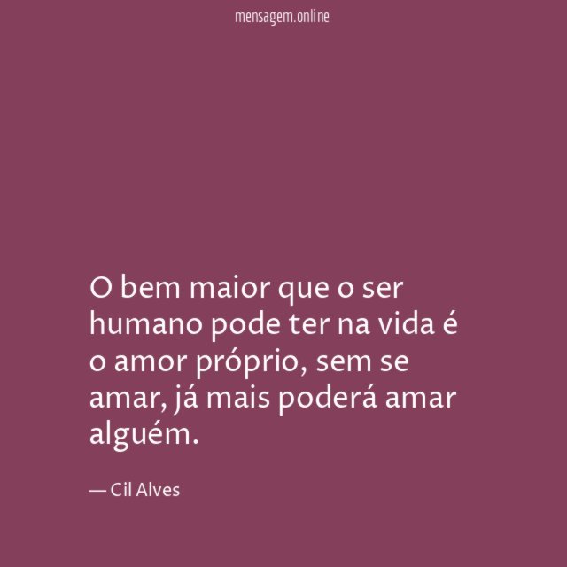 O bem maior que o ser humano pode