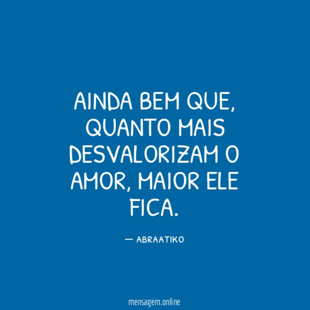 Ainda bem que