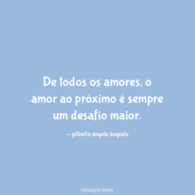 De todos os amores