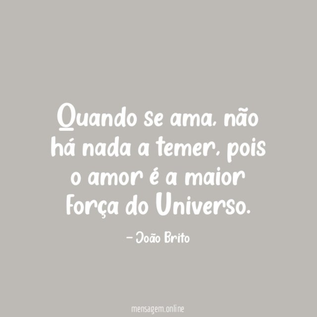 Quando se ama