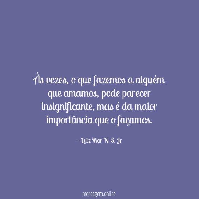 Às vezes