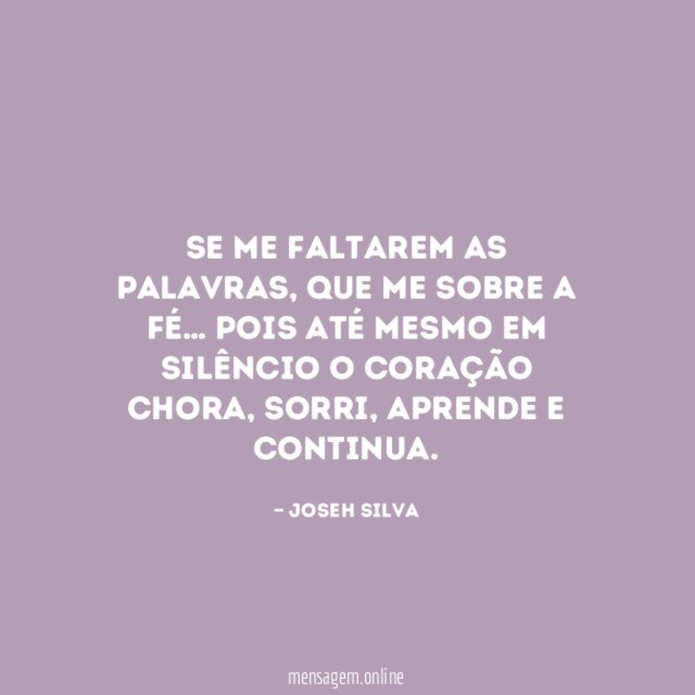 Se me faltarem as palavras