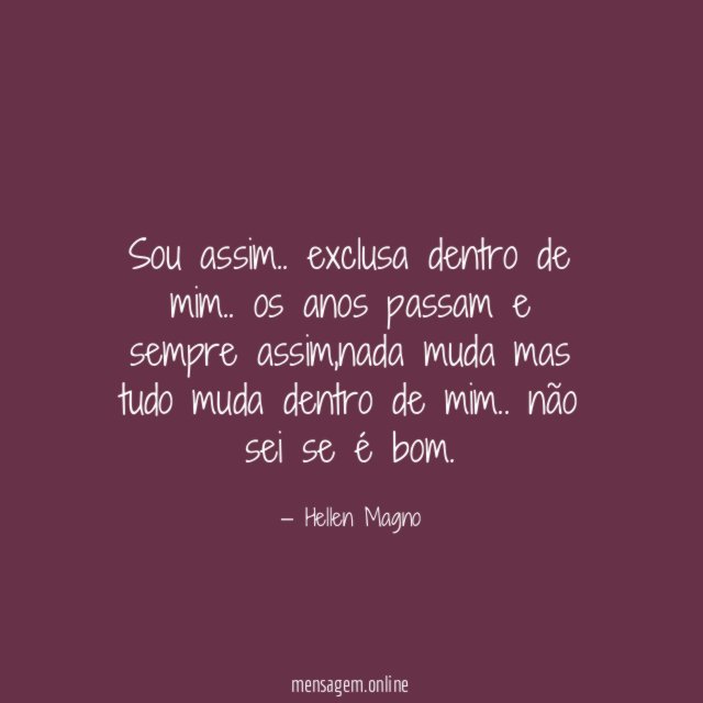 Sou assim
