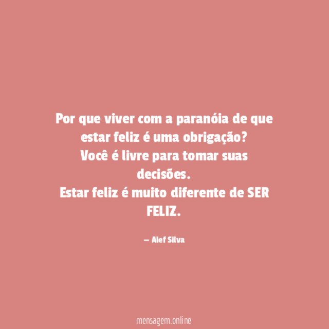Por que viver com a paranóia de que