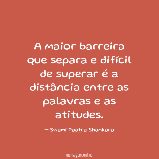 A maior barreira que separa e difícil de