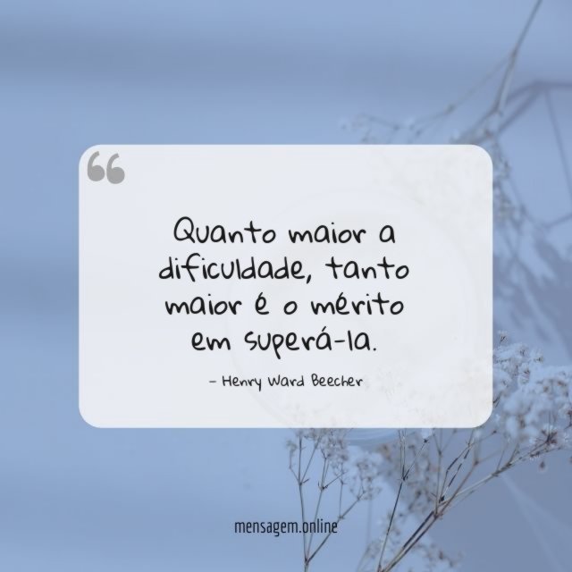 Quanto maior a dificuldade