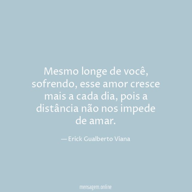 Mesmo longe de você