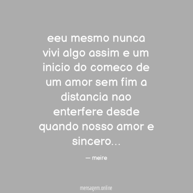 eeu mesmo nunca vivi algo assim e um
