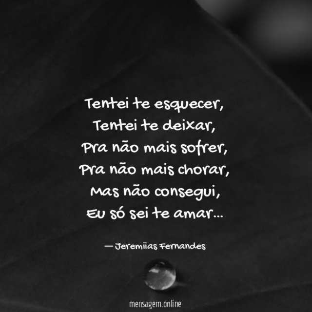 Tentei te esquecer
