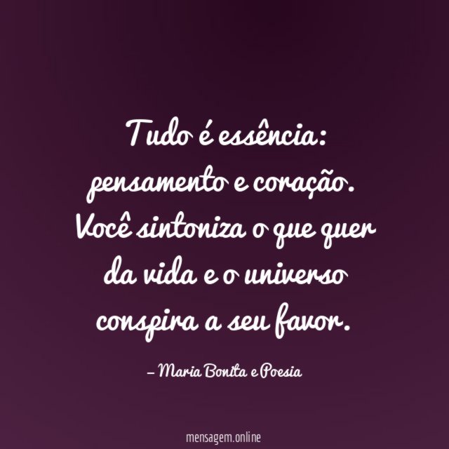 Tudo é essência