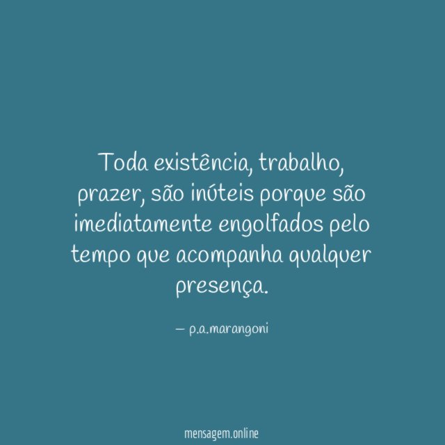 Toda existência