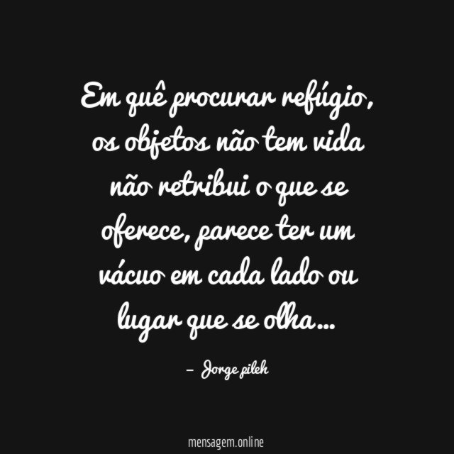 Em quê procurar refúgio