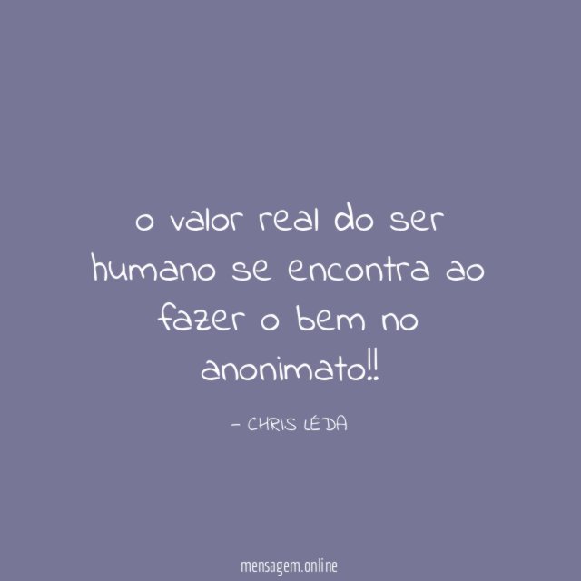 o valor real do ser humano se encontra
