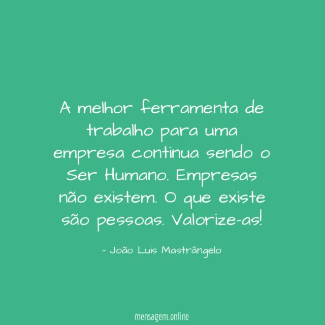 A melhor ferramenta de trabalho para uma empresa