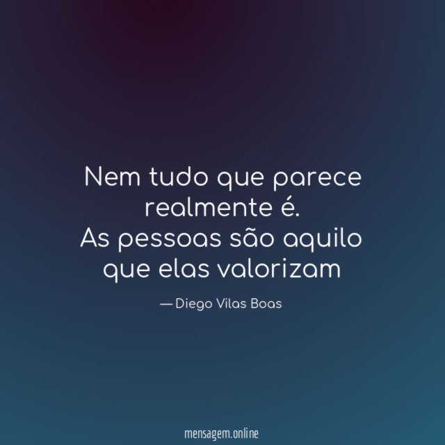 Nem tudo que parece realmente é