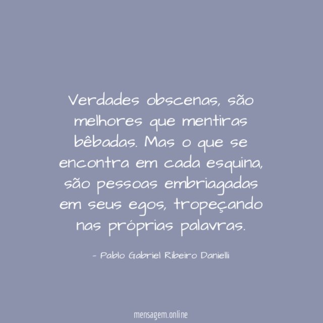 Verdades obscenas