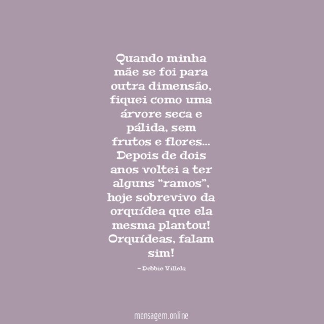 Quando minha mãe se foi para outra dimensão