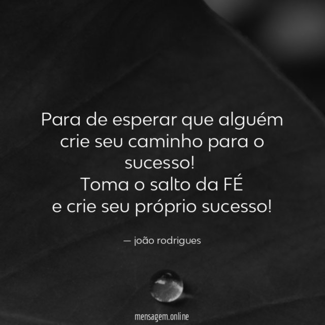 Para de esperar que alguém crie seu caminho para o sucesso