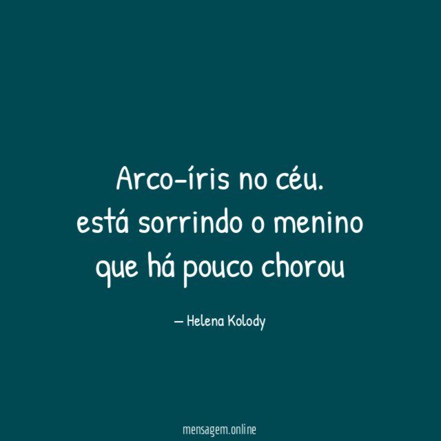 arco-íris no céu
