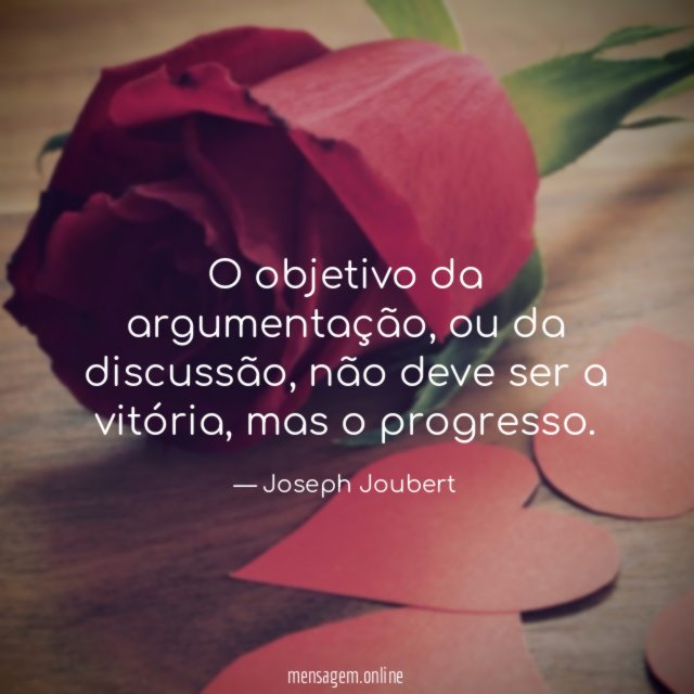 O objetivo da argumentação