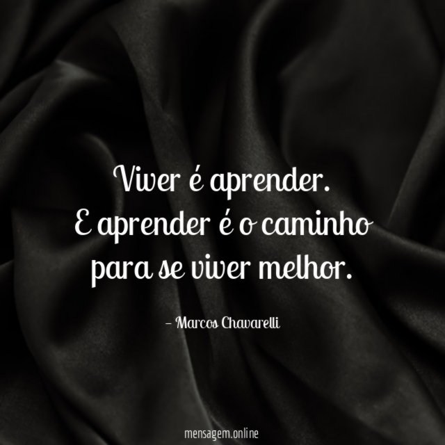 Viver é aprender