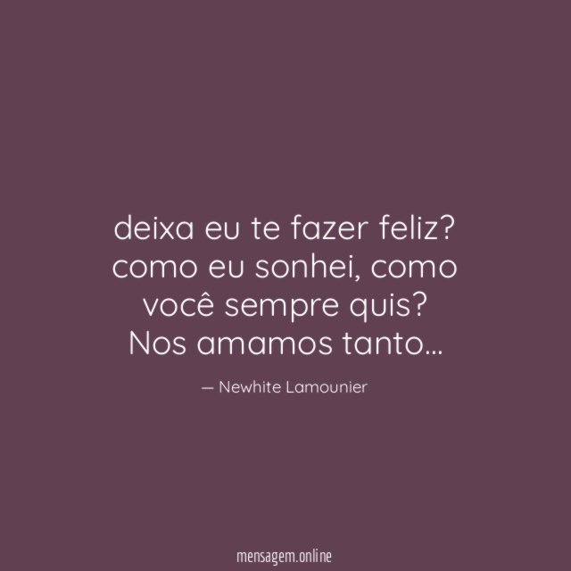 deixa eu te fazer feliz