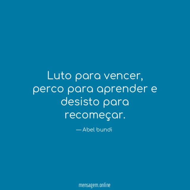 Luto para vencer