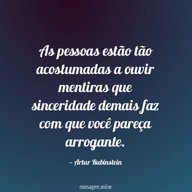 As pessoas est o t o acostumadas a