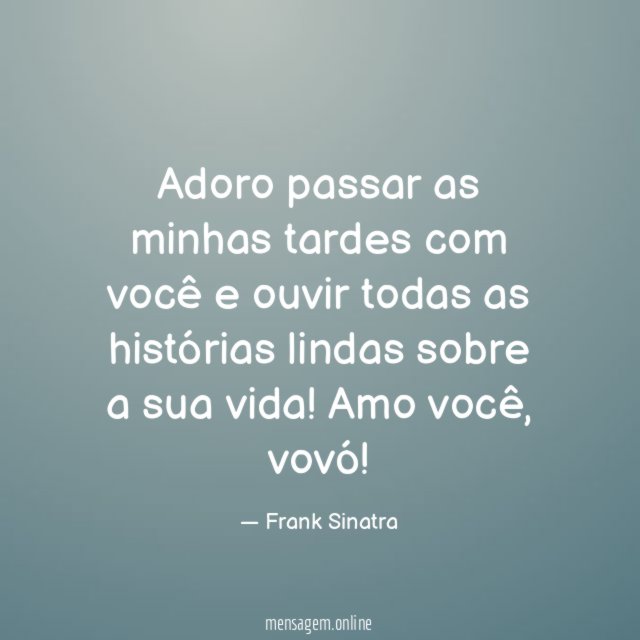 Adoro passar as minhas tardes com voc e
