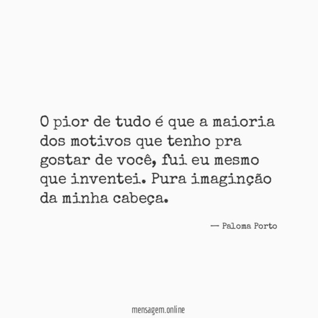 O pior de tudo é que a maioria