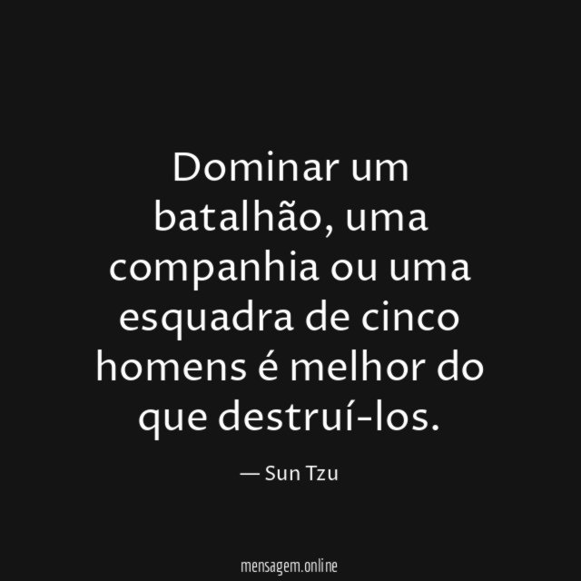 Dominar um batalhão