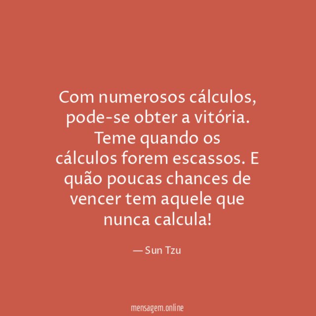 Com numerosos cálculos