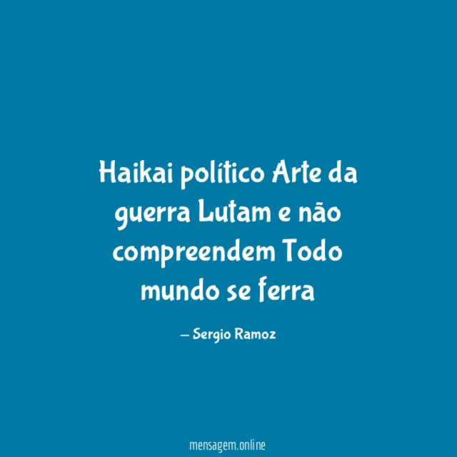 Haikai político
