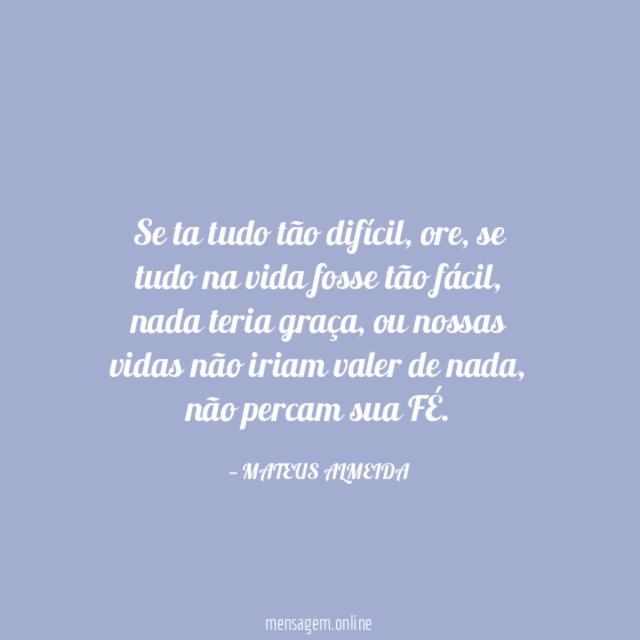 Se ta tudo tão difícil
