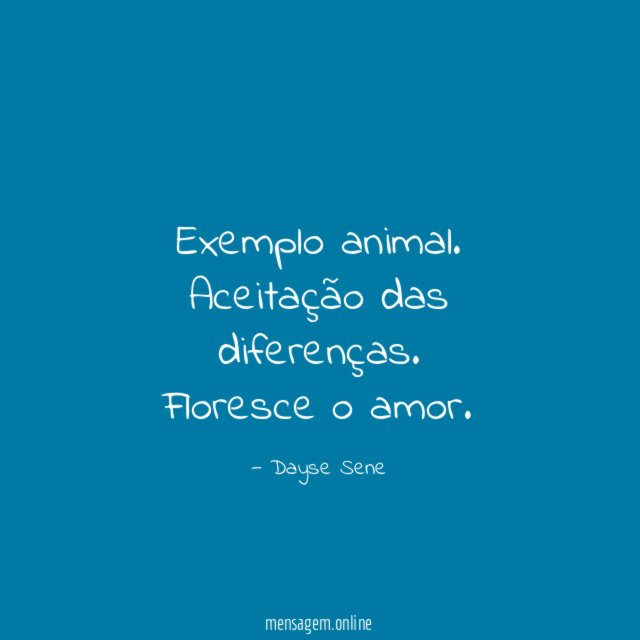 Exemplo animal