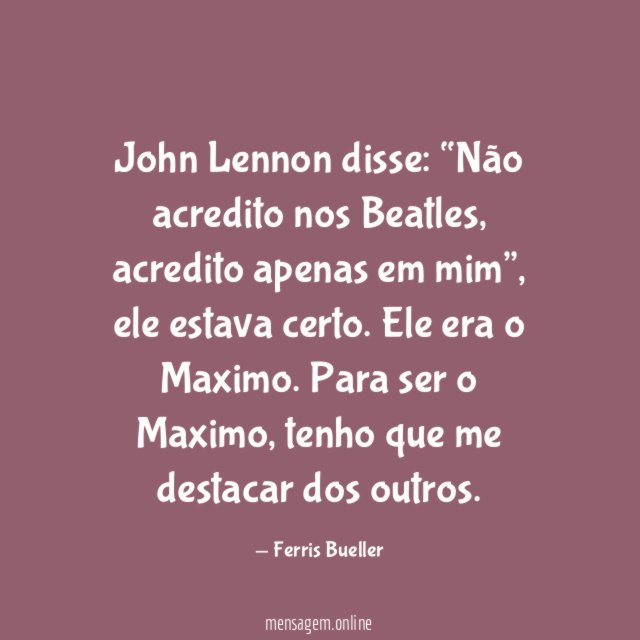 John Lennon disse