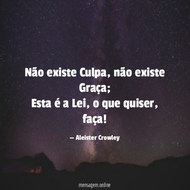 Não existe Culpa
