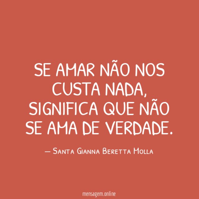 SE AMAR NÃO NOS CUSTA NADA