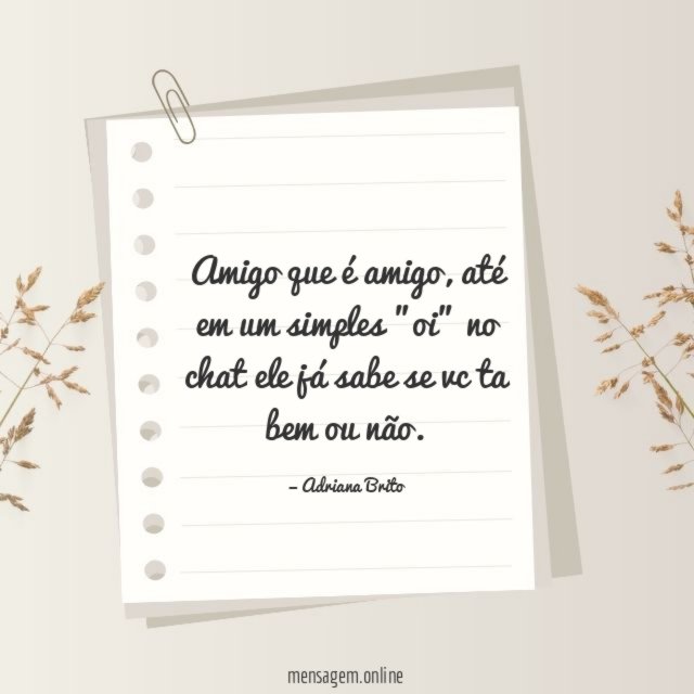 Amigo que é amigo