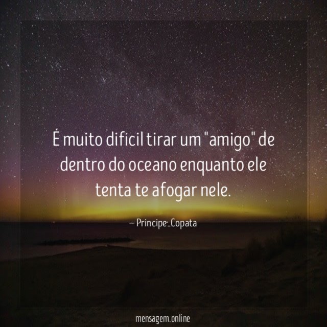 É muito difícil tirar um "amigo" de dentro