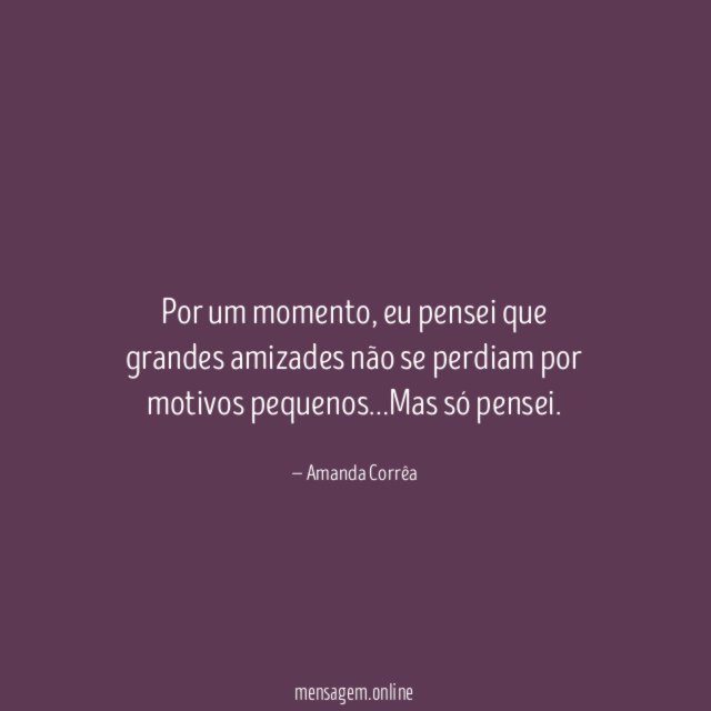 Por um momento