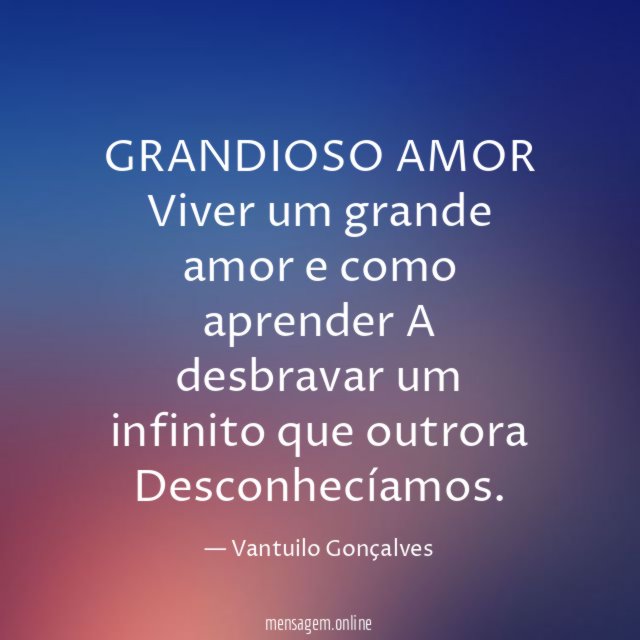 GRANDIOSO AMOR