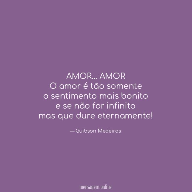 AMOR… AMOR