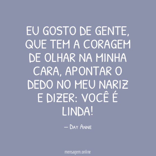 Eu gosto de gente